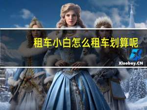 租车小白怎么租车划算呢