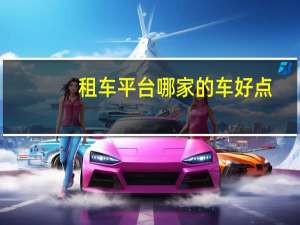 租车平台哪家的车好点