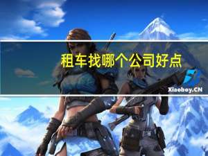 租车找哪个公司好点