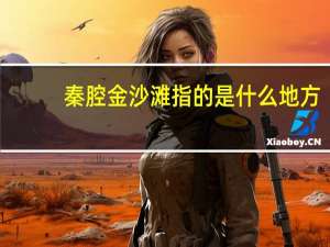 秦腔金沙滩指的是什么地方