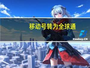 移动号转为全球通