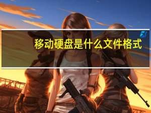 移动硬盘是什么文件格式（移动硬盘是什么）