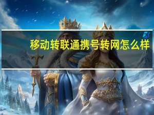 移动转联通携号转网怎么样（移动转联通携号转网怎么办理）