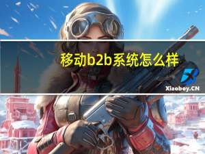 移动b2b系统怎么样