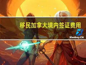 移民加拿大境内签证费用