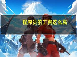 程序员的工资这么高，为什么还会有人离职