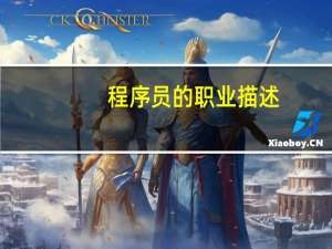 程序员的职业描述