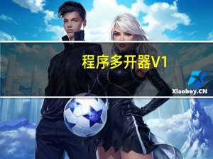 程序多开器 V1.1 吾爱破解版（程序多开器 V1.1 吾爱破解版功能简介）