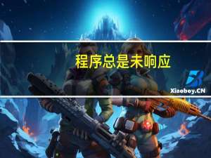 程序总是未响应