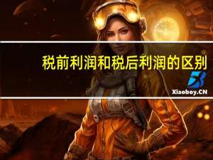税前利润和税后利润的区别