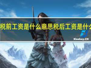 税前工资是什么意思税后工资是什么意思（税前工资是什么意思）