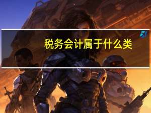 税务会计属于什么类