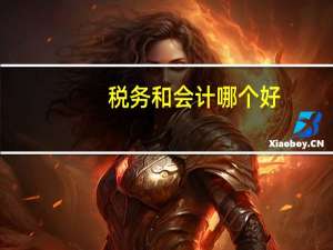税务和会计哪个好
