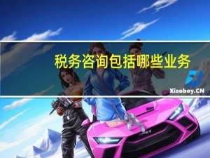 税务咨询包括哪些业务