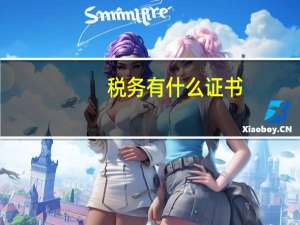 税务有什么证书