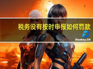 税务没有按时申报如何罚款