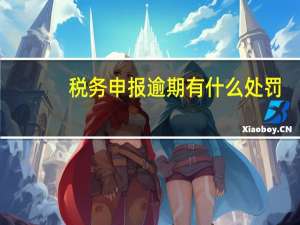 税务申报逾期有什么处罚