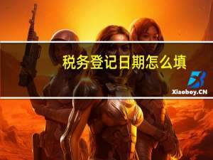 税务登记日期怎么填