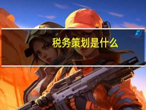 税务策划是什么