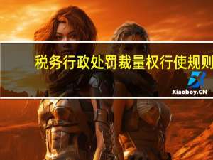 税务行政处罚裁量权行使规则