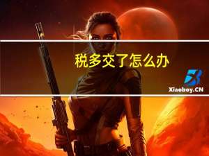 税多交了怎么办