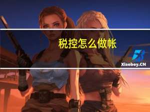 税控怎么做帐