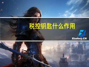 税控钥匙什么作用