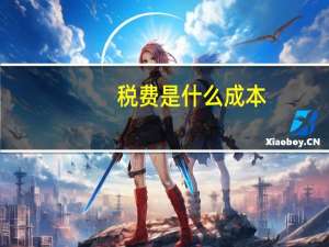 税费是什么成本