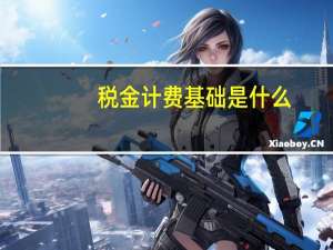 税金计费基础是什么