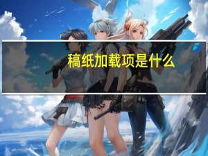 稿纸加载项是什么（稿纸加载项）