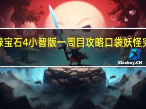 究极绿宝石4小智版一周目攻略 口袋妖怪究极绿宝石5.3攻略