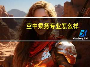 空中乘务专业怎么样