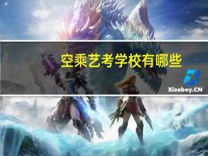 空乘艺考学校有哪些