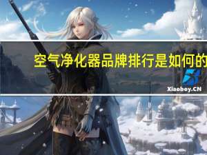 空气净化器品牌排行是如何的
