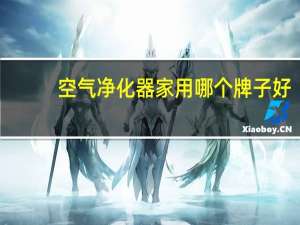 空气净化器家用哪个牌子好