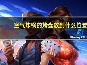 空气炸锅的烤盘放到什么位置