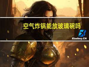 空气炸锅能放玻璃碗吗