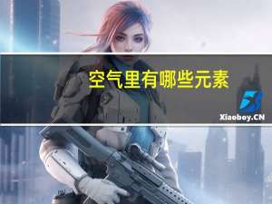 空气里有哪些元素