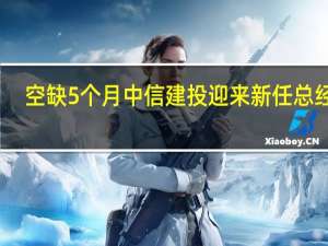 空缺5个月 中信建投迎来新任总经理