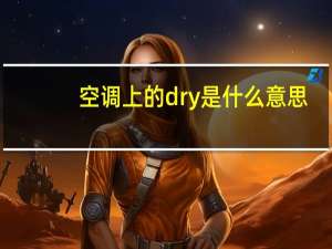 空调上的dry是什么意思