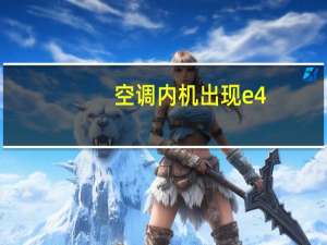空调内机出现e4