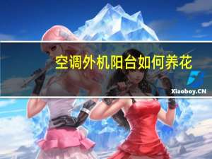空调外机阳台如何养花