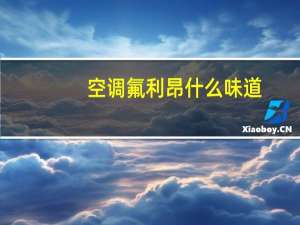 空调氟利昂什么味道