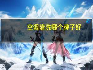 空调清洗哪个牌子好