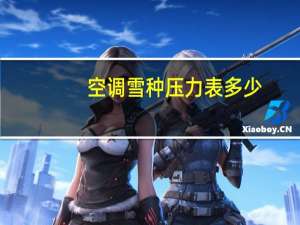 空调雪种压力表多少