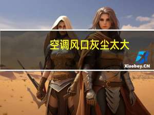 空调风口灰尘太大