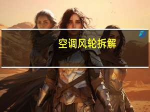 空调风轮拆解