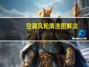 空调风轮清洗图解法