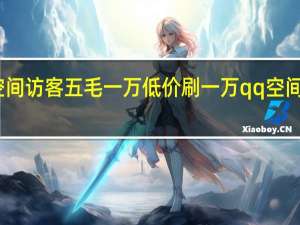 空间访客五毛一万 低价刷一万qq空间访客量(空间访客五毛一万平台)