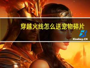 穿越火线怎么送宠物碎片